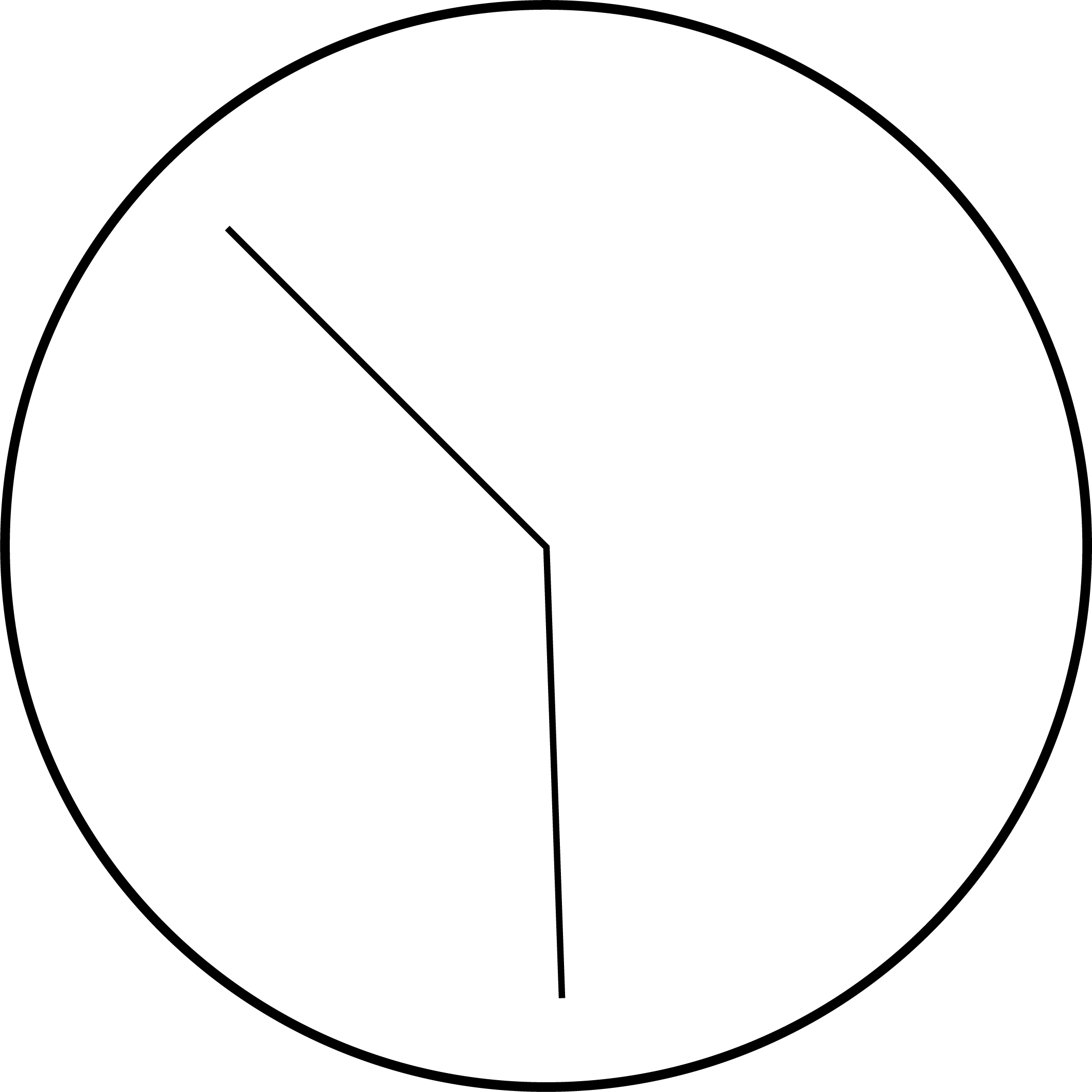 Image representing a minimalistic clock.